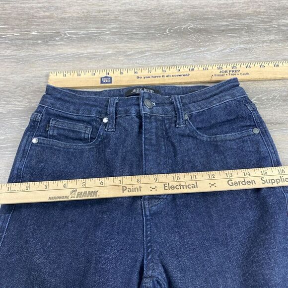 Judy Blue Skinny Fit Jeans Raw Hem Medium Wash Women's Size 5/27 - Picture 5 of 11